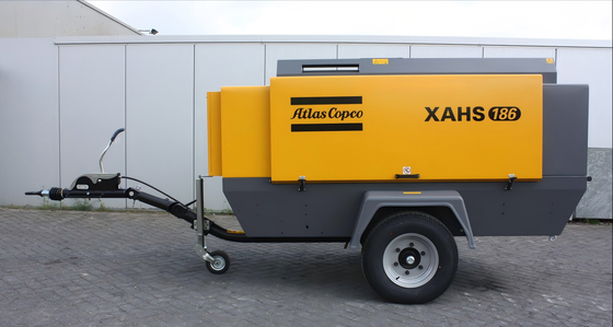 90 Kw Taşınabilir Kompresör XAHS186E+ FAD 11 M3/dakika Ağır İşlem Uygulamaları için Basınç Seviye 1