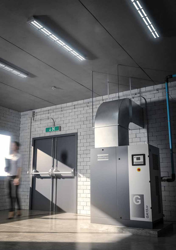 Vida Compressor Kompakt Atlas vida hava kompresörü G Serisi 15-26kw Atlas Rotary Oil ...