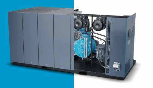 Enerji tasarrufu için akıllı enjeksiyon teknolojisi GA90+-315+(VSD+),GA200-250HYBRID+ Atlas vida hava kompresörü