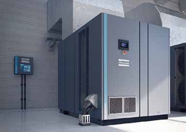 Enerji tasarrufu için akıllı enjeksiyon teknolojisi GA90+-315+(VSD+),GA200-250HYBRID+ Atlas vida hava kompresörü