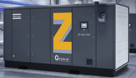 ZR300-750&ZR400-900VSD Atlas Copco Yağsız vida hava kompresörü