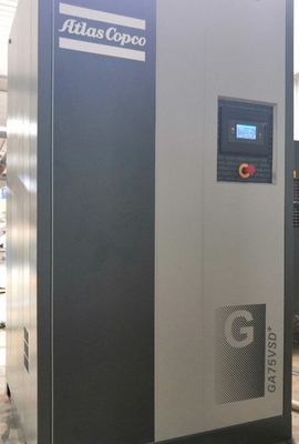 Dahili kurutucu ve zorlu hava soğutması ile dönen vida kompresörü GA75VSD ++