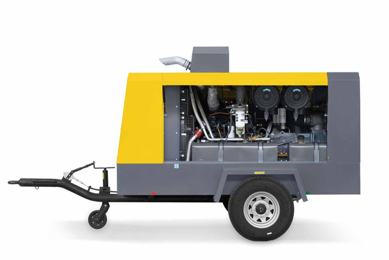 Taşınabilir Kompresör X-AIR+ 777-22 13-22 bar basınçlı ve sarı renk