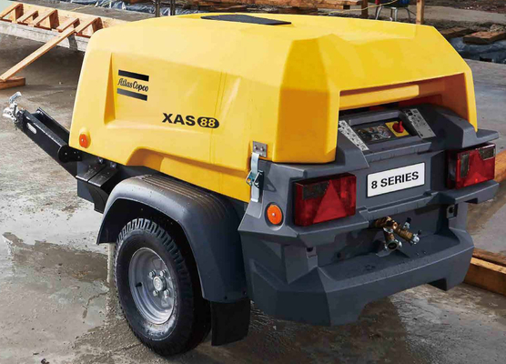 Endüstriyel uygulamalar için Kubota Motor taşınabilir kompresör XAS 88KD