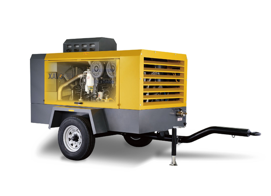 2000kg Kapasite Gürültü Seviyesi 80±3 DB A ve 1x11/2 '' Egzoz Valfi Ağır Döşeme Tasarımı ile taşınabilir Kompresör XAVS206C