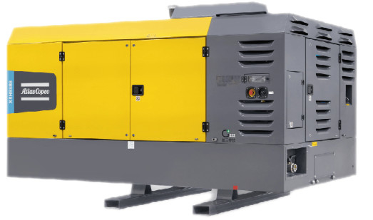 Atlas Copco Geotermal Su Kuyuları ve Boru hatlarında istikrarlı basınç ve gaz hacmi için taşınabilir kompresör XRHS 888