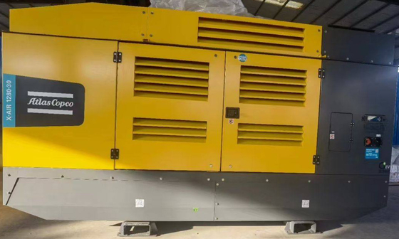 GIV Emisyon Standartları Endüstriyel ve Yerel Uygulamalar için Taşınabilir Kompresör X-AIR 1280-30 15/25/30 Bar