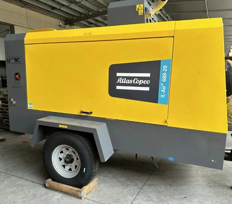 X-AIR+ 688-20 Motor Modeli B6.7CS4 Sarı Renkli Taşınabilir Kompresör, Hareket Halindeyken Performans İçin