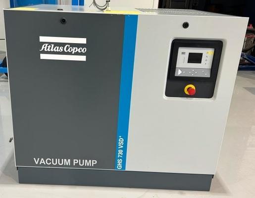 Endüstriyel AC Vakum Pompası GHS 730 VSD + 11 KW Ana güç ve 51-73 DB A düşük gürültü seviyesi ile