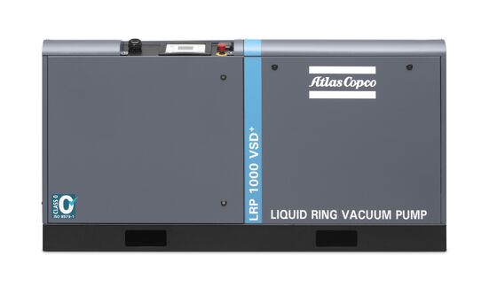 LRP 1000 VSD+ Motor AC Vakum Pompası, Boyutları 1950x810x1020 MM ve FAD 1050 metreküp/saat kuru, 1140 metreküp/saat ıslak