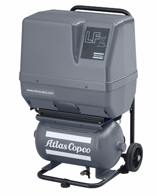 Yağsız Atlas vida hava kompresörü LFX Kompakt Piston 62-64dB Gürültü seviyesi
