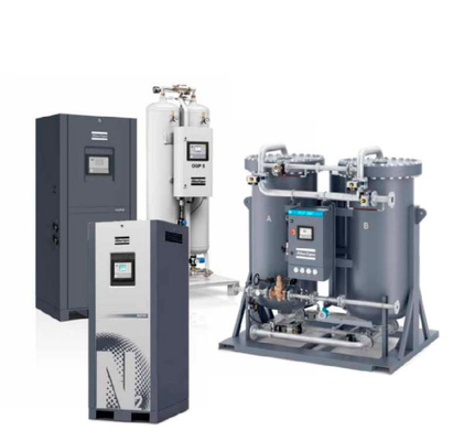 NGP900 N2 Jeneratörü Atlas 97.6x99.2x124.4 inç Boyutları