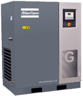 Oil Injected Rotary Atlas Screw Air Compressor 26kw Ga26+ AC Power